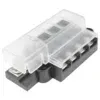 4-Way Positive Standard Blade Fuse Box - 4 Circuits with Cover