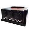 Ultra Mini Power Box W/Engle Socket - 12V/24V DC - 10 Devices (Surface Mount)